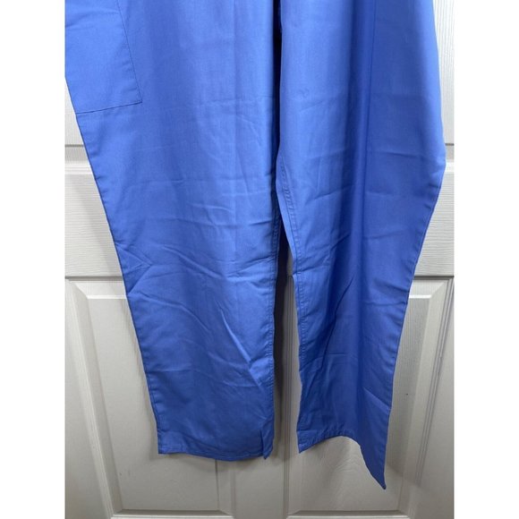 Cherokee Workwear Scrub Pants Unisex Fit Size XL Blue Ciew Drawstring NWT - Picture 4 of 10